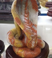 The cobra stone statue of pakistan