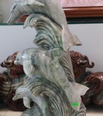 Tượng cá heo đá non nước Tượng cá heo đá non nước