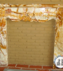 Lò sưởi bằng đá chạm hoa văn Lò sưởi bằng đá chạm hoa văn