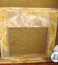 Lò sưởi bằng đá non nước Lò sưởi bằng đá non nước