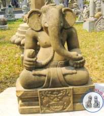 Tượng đá thần voi Ganesha Tượng đá thần voi Ganesha